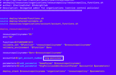 Using an SSM Parameter to Pass Parameters To A
Container